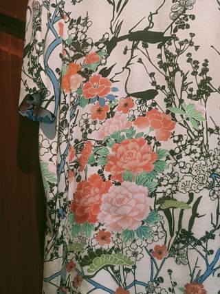 Blusa Zara estampada M