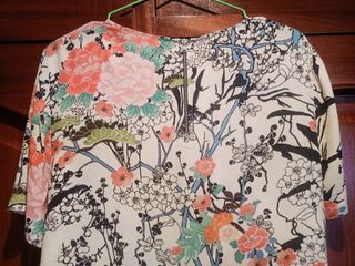 Blusa Zara estampada M