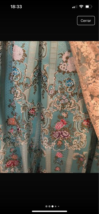 Traje de Fallera turquesa