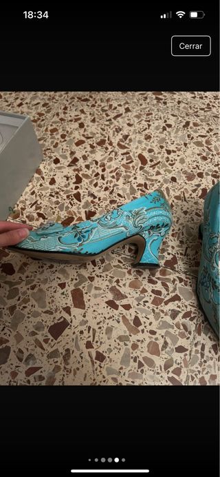 Traje de Fallera turquesa