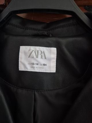 Chaqueta cuero Zara L
