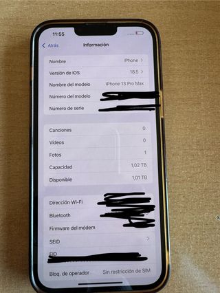iPhone 13 Pro Max - Gris espacial