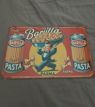 Targa Barilla retrò - Pasta Parma
