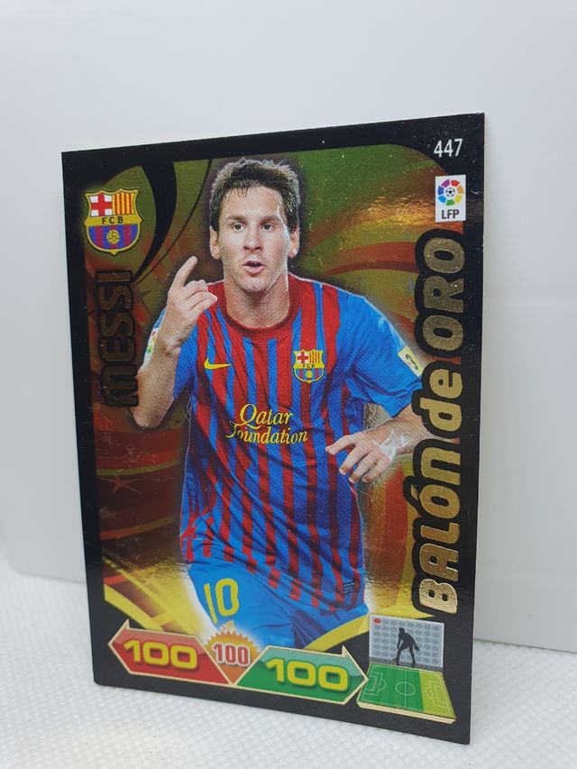 ⚽️ CROMO DE FUTBOL MESSI BALON DE ORO 2011 PANINI