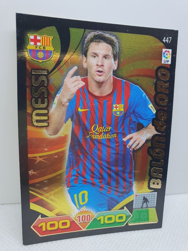 ⚽️ CROMO DE FUTBOL MESSI BALON DE ORO 2011 PANINI