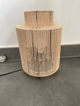Lámpara Ratán Beige