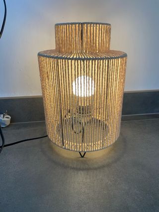 Lámpara Ratán Beige