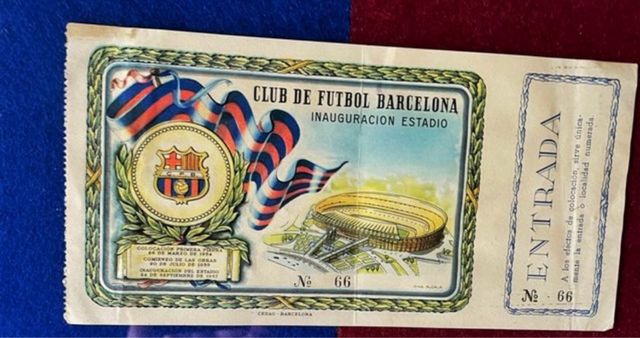 AUTENTICO TESORO DE LA HISTORIA DEL FC BARCELONA