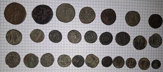 Lote 27 Monedas Romanas de LUJO PERFECTAS!MBC-EBC!