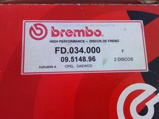BREMBO opel-vauxhall