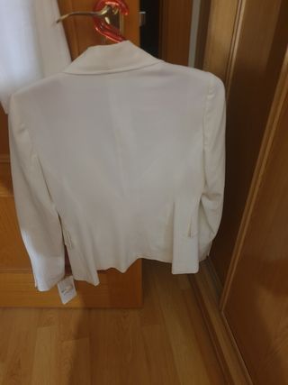TRAJE DE CHAQUETA BLANCO