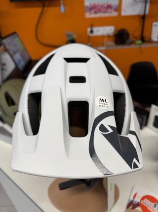 Casco ENDURA MTB blanco-negro