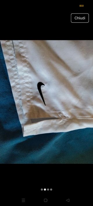 Shorts Nike bianchi uomo
