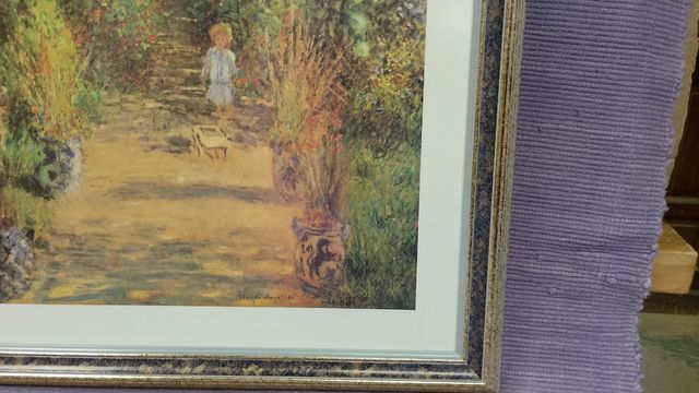 Cuadro replica de Monet - El jardín del artista