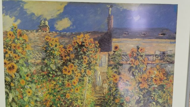 Cuadro replica de Monet - El jardín del artista