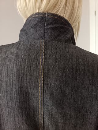 Giacca jeans grigio scuro