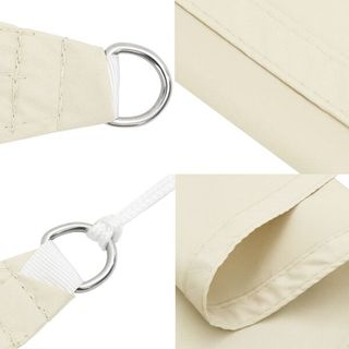 Parasole Vela Rettangolare Crema 3,5x5m
