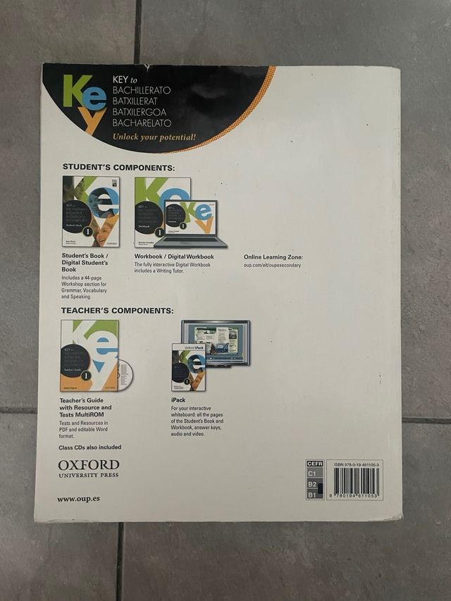 Key to Bachillerato 1. Student's Book