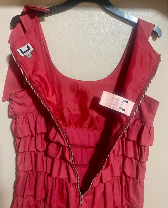 Vestido rojo Adolfo Domínguez