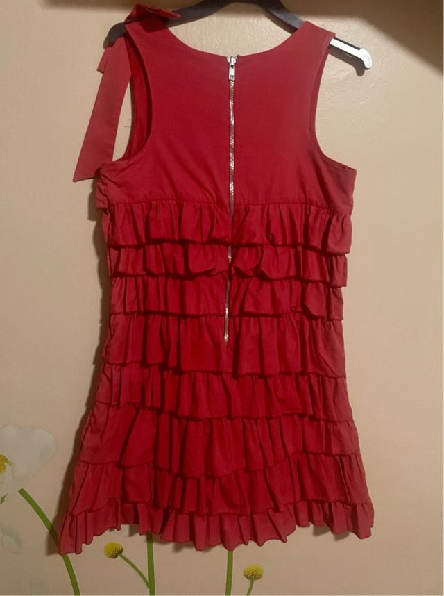 Vestido rojo Adolfo Domínguez