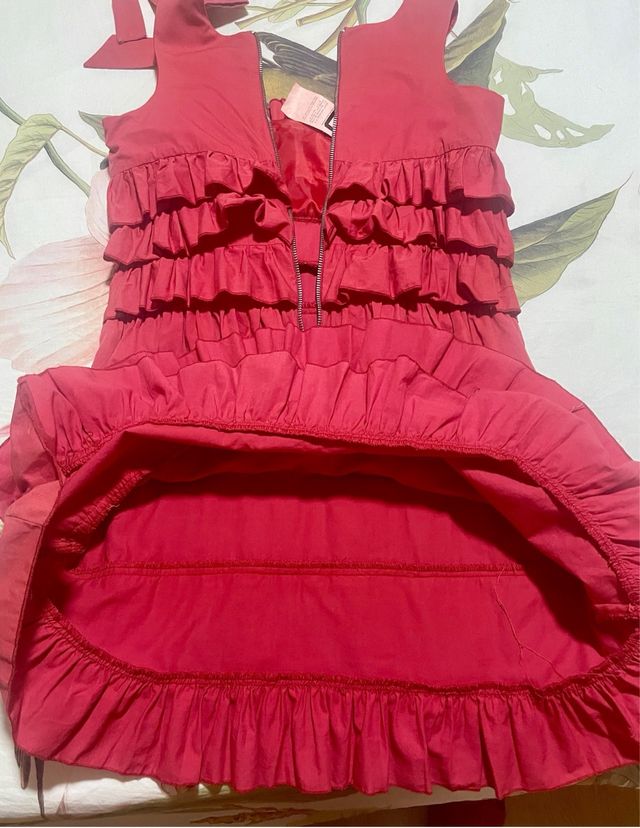 Vestido rojo Adolfo Domínguez