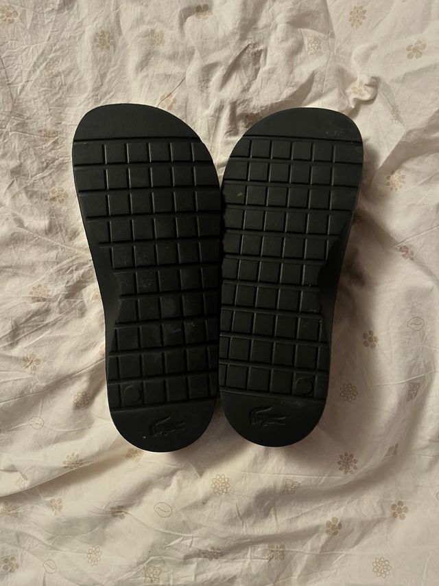 Ciabatte Lacoste 42 nere originali