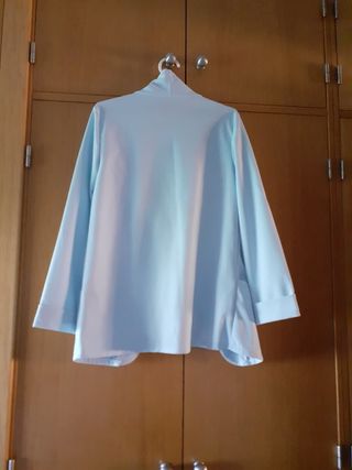 Chaqueta azul mujer - entretiempo