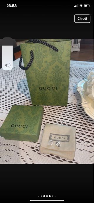 Orecchini Gucci Argento