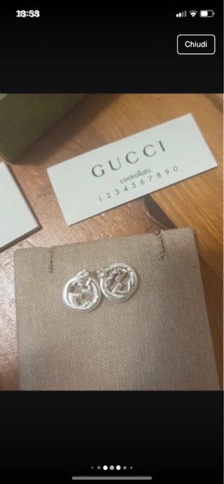 Orecchini Gucci Argento