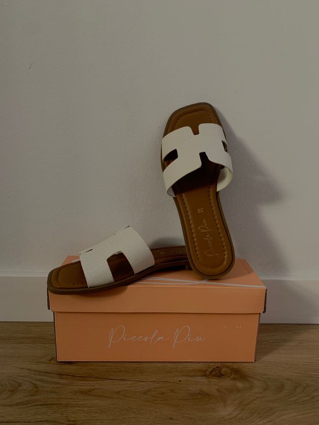 Sandalias Blancas Piccola Piu