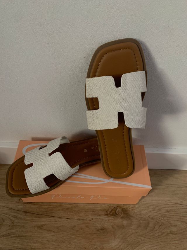 Sandalias Blancas Piccola Piu
