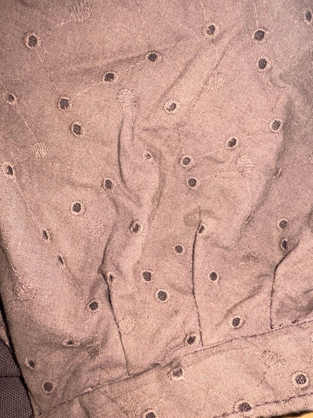 Bolso marrón de tela