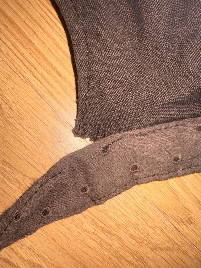 Bolso marrón de tela