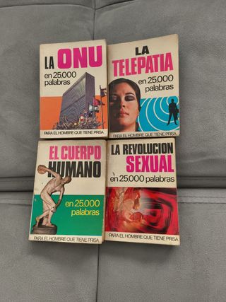 Lote de libros de "Para el hombre que tiene prisa"