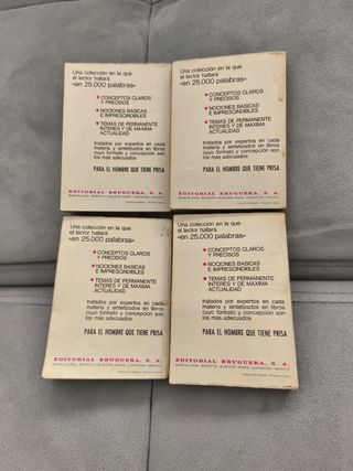 Lote de libros de "Para el hombre que tiene prisa"