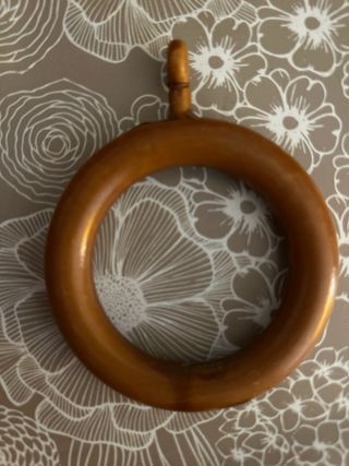 Argollas madera para cortinas