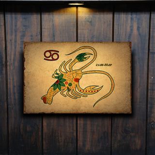 PLACA METALICA HOROSCOPO ZODIACO CARTEL METAL