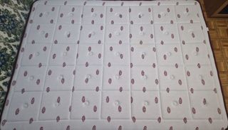 COLCHON MINUIT Y BASE TAPIZADA TAPIFLEX