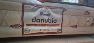 COLCHON MINUIT Y BASE TAPIZADA TAPIFLEX