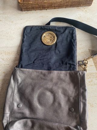 Bolso Loewe hombro, dorado gris