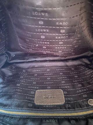 Bolso Loewe hombro, dorado gris