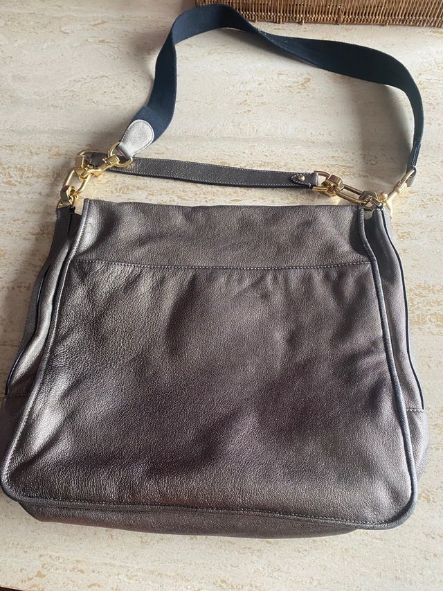 Bolso Loewe hombro, dorado gris