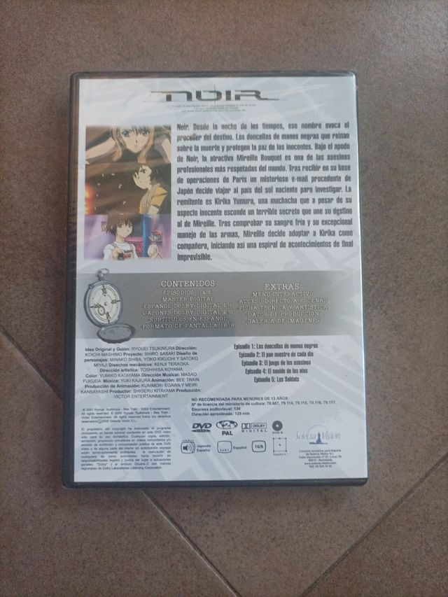 Noir: Dvd Anime Manga
