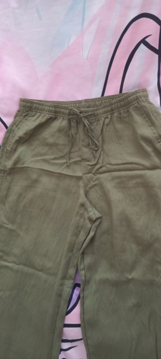 Pantalones Zara - Verde - M