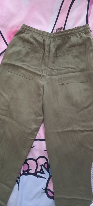 Pantalones Zara - Verde - M