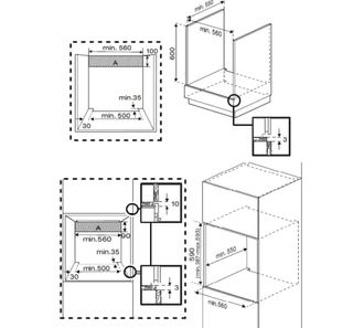Horno Eléctrico Empotrable Blanco Beko