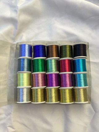 Confezione di filo per ricamo metallizzati