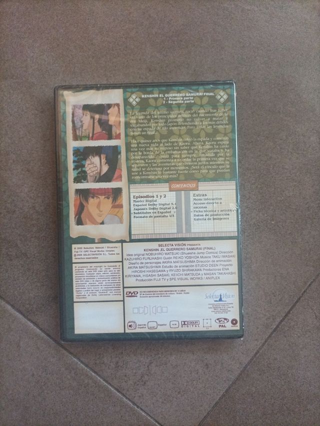 Kenshin el Guerrero Samurai Final - DVD