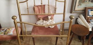 Testata letto vintage in ottone