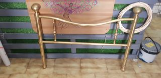 Testata letto vintage in ottone